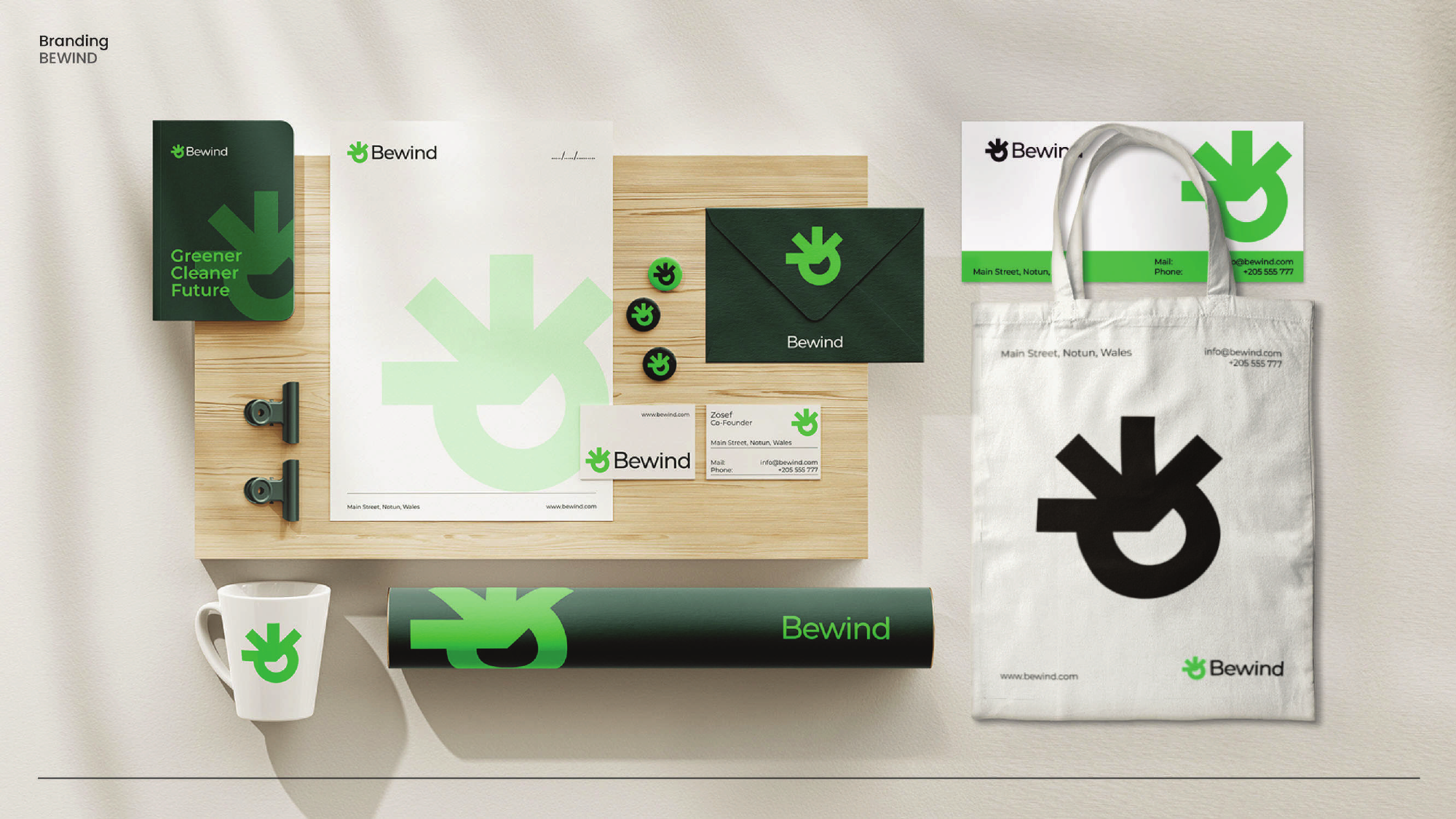 Bewind identity touchpoints