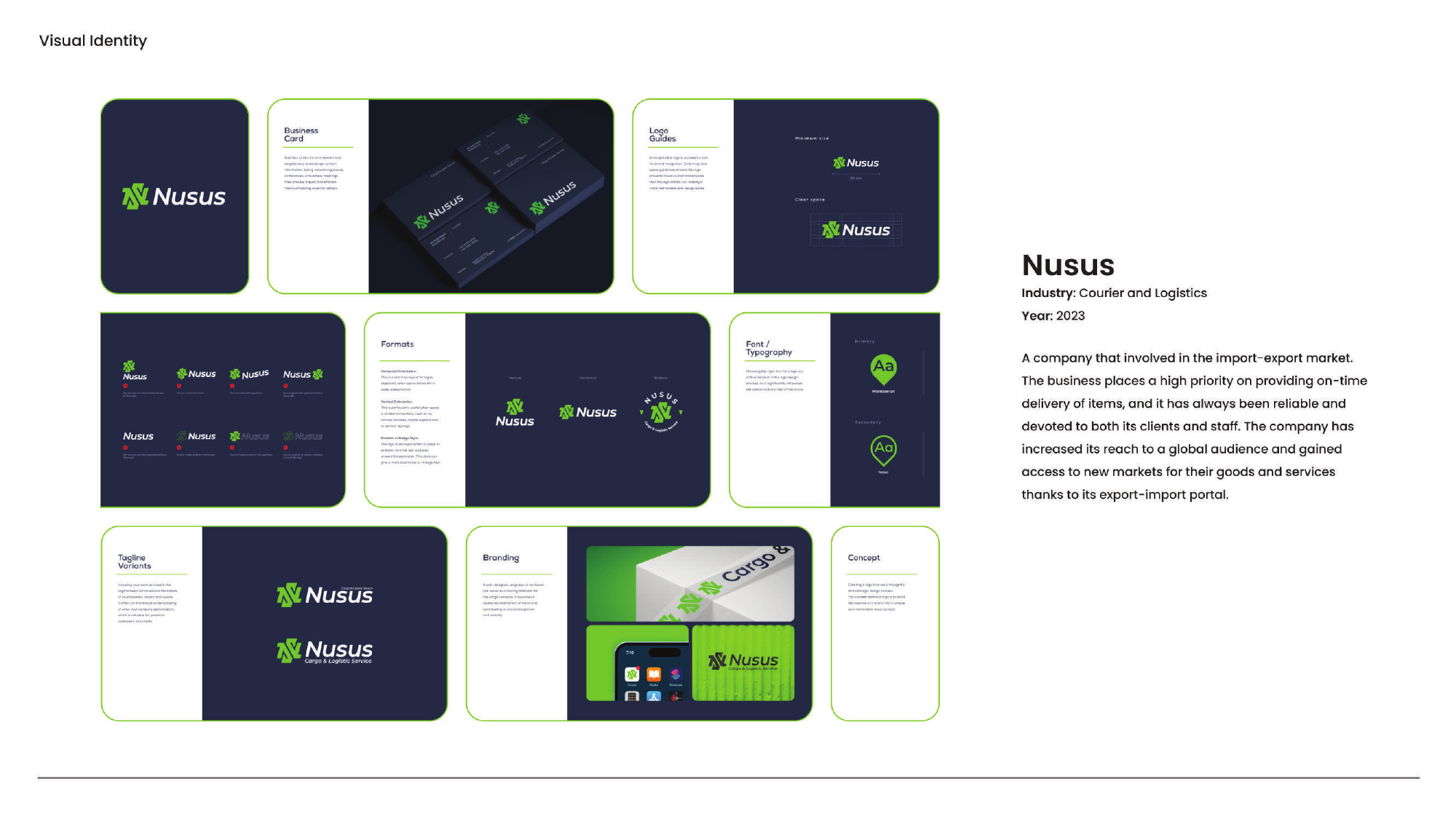 Nusus brand identity system