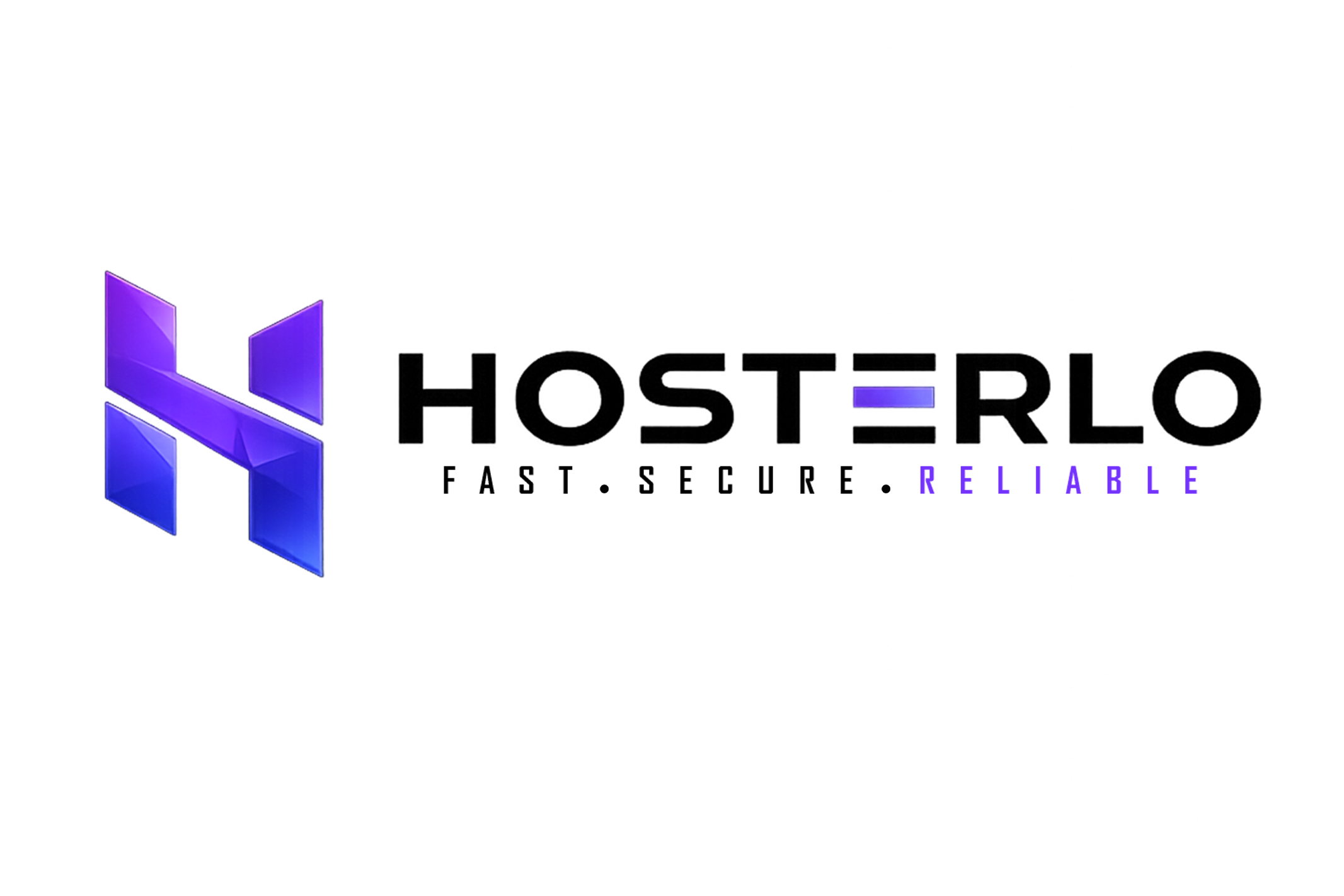 Hosterlo technology brand identity