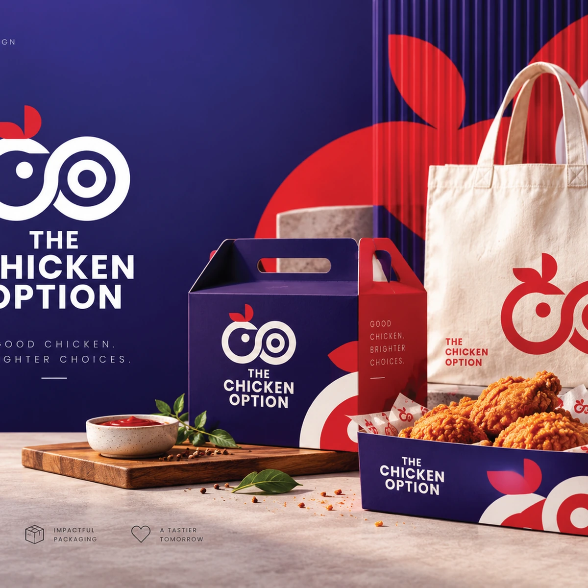 The Chicken Option Food Branding & Packaging Design