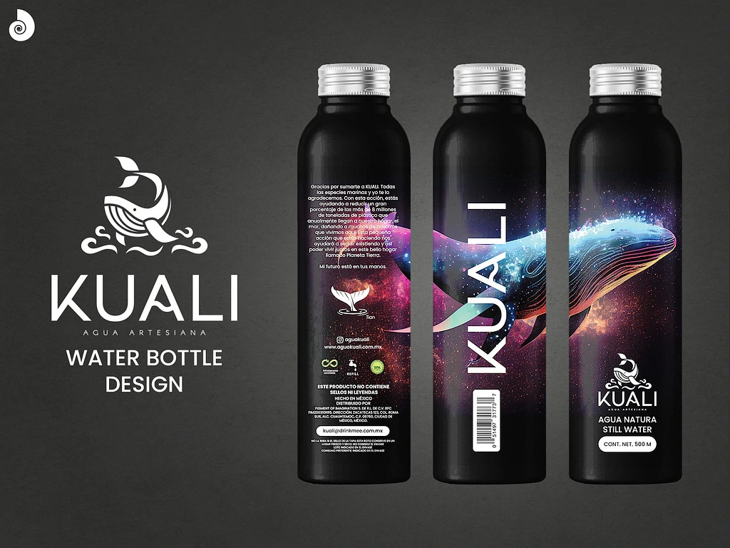 KUALI Water Bottle Industrial Design Showcase