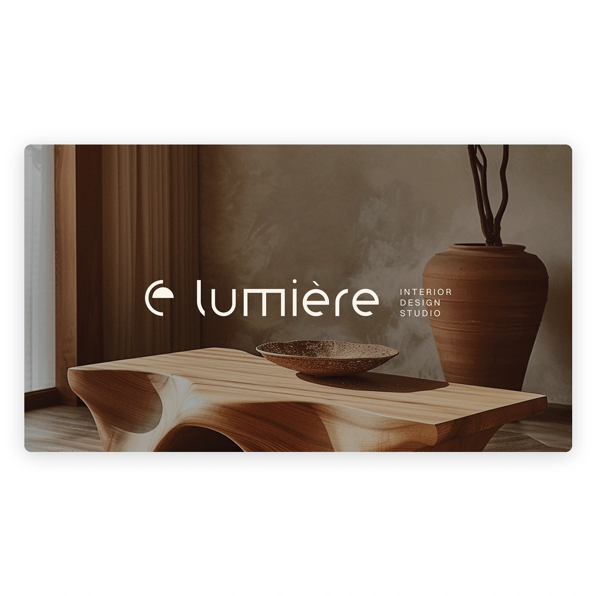 LUMIÈRE Interior Design Studio Brand Identity
