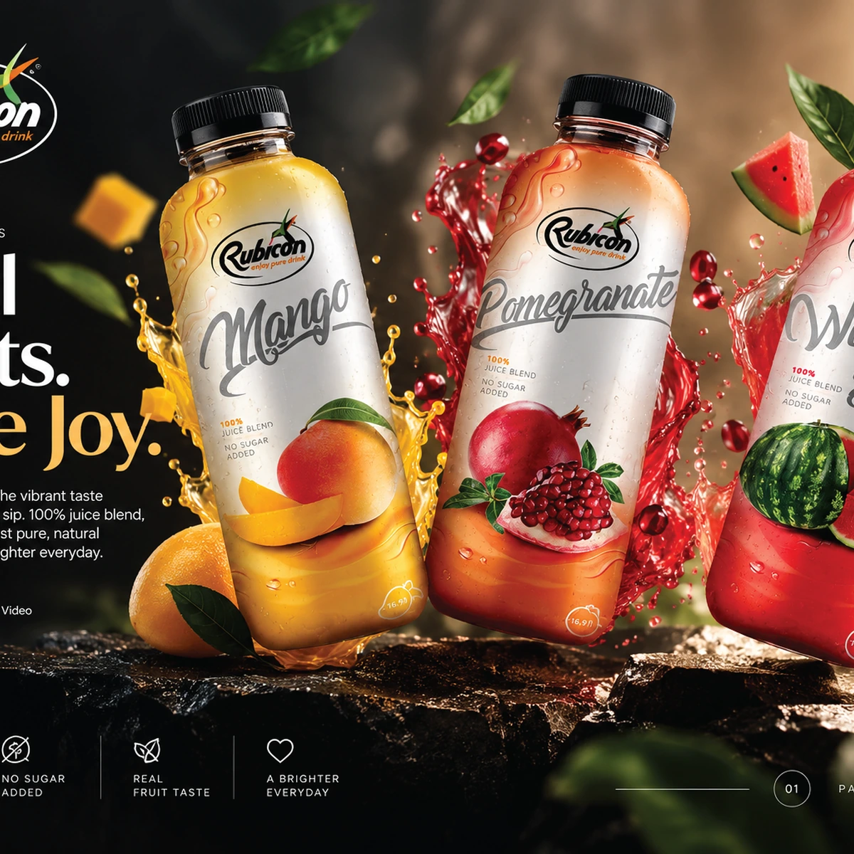 Rubicon Exotic Juice Packaging Redesign