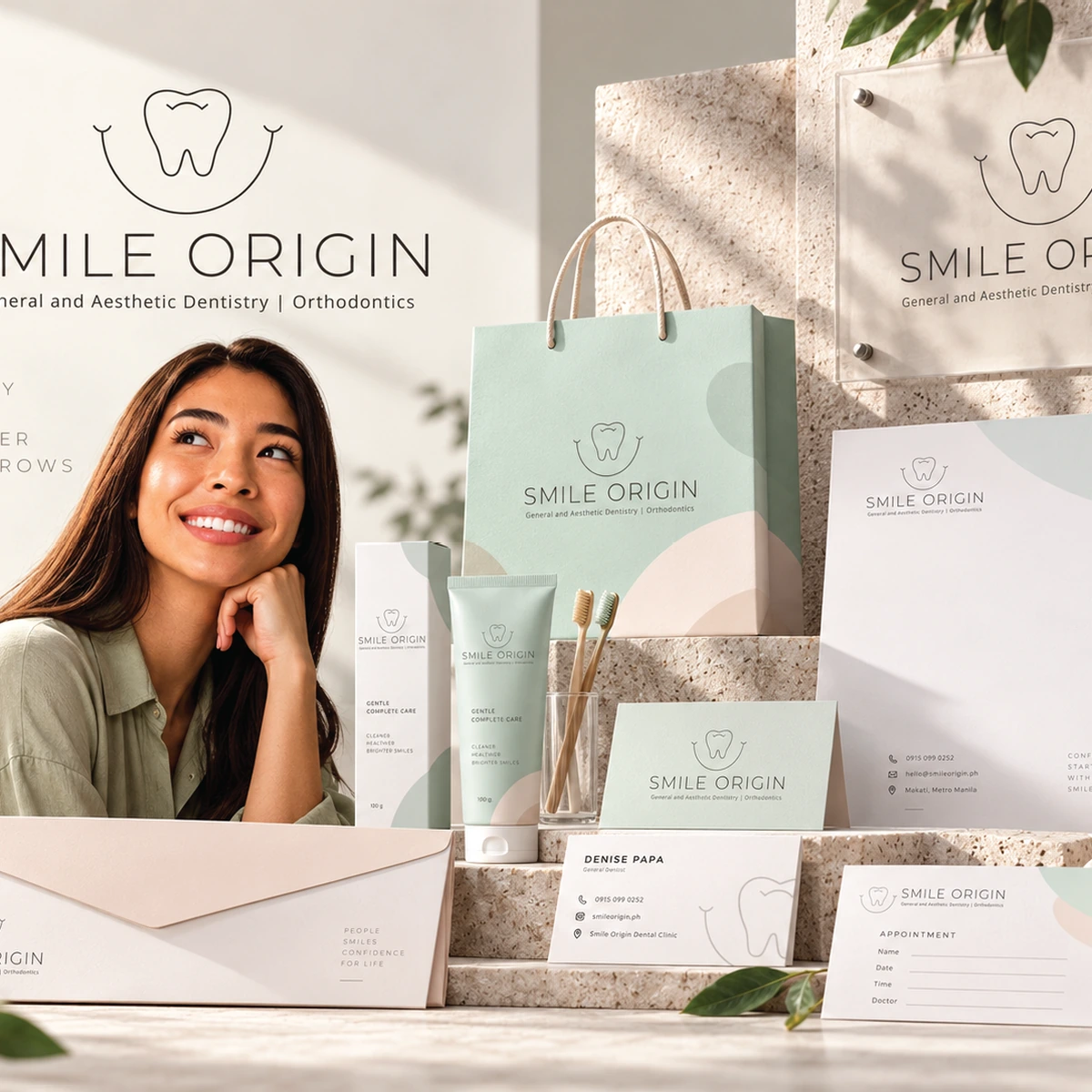 Smile Origin Dental Care & Aesthetic Orthodontics Branding