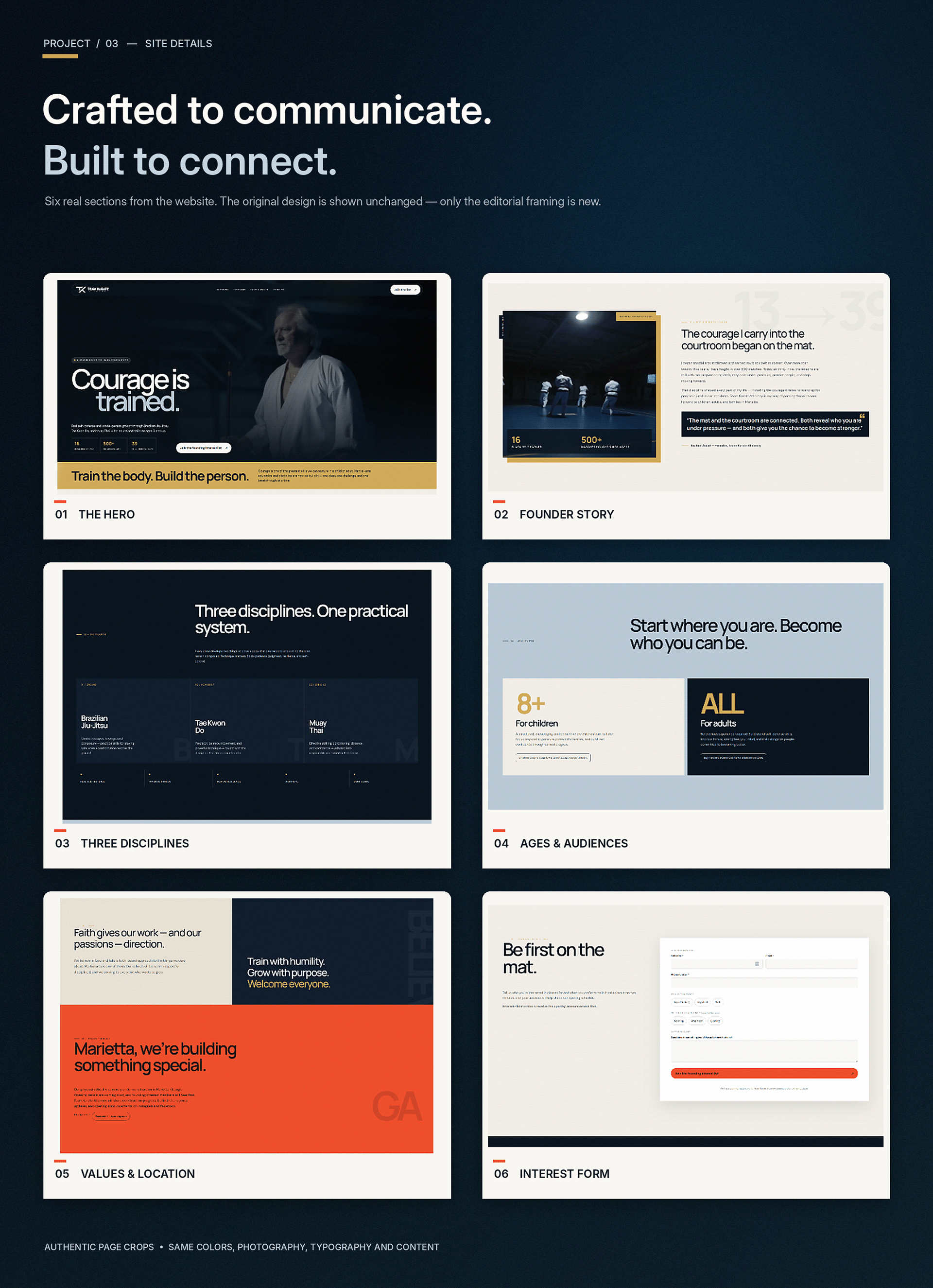 Team Karate Full Web Flow and Curriculum Architecture